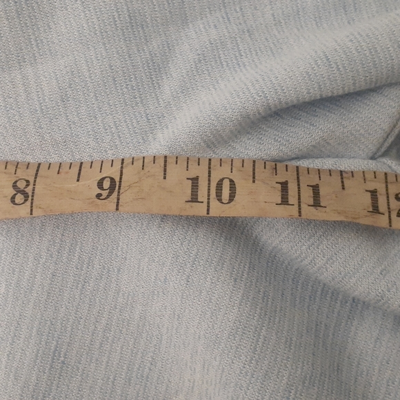 CAFE AU LAIT BABY BLUE Cotton blend Casual pants NEW $60 size G/ L - Picture 8 of 10